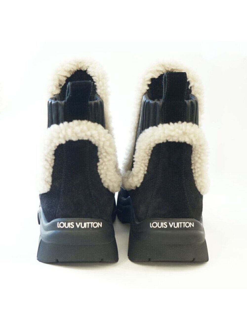 Louis Vuitton Ma0273 Ruby Ankle Boots Mouton Shoes 38 Size Approx 24.5 - Picture 3 of 10